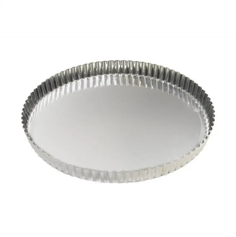 Moule à tarte cannelé en fer blanc 20 cm – Gobel