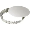 Moule à tarte en fer blanc avec fond amovible 24 cm – Gobel
