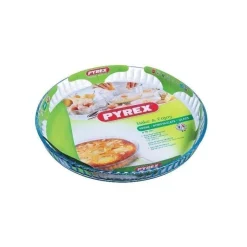 Moule à tarte en verre 30cm - Pyrex