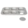 Moule tartelette fond amovible x6 - Patisse