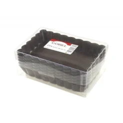 Moule à tartelette rectangle 12 cm (x6) - Gobel
