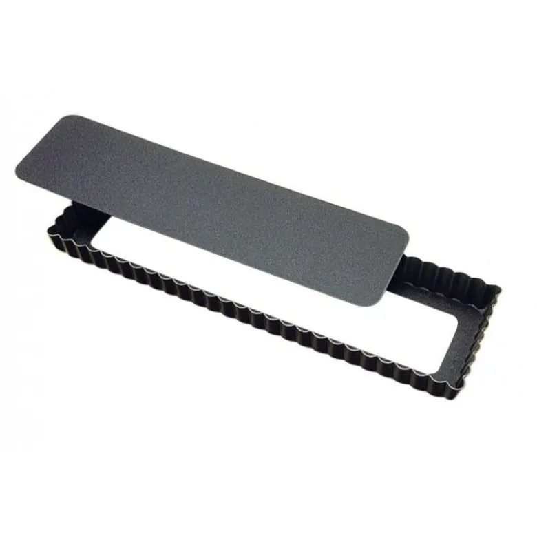 Moule à tarte rectangulaire avec fond amovible – Gobel