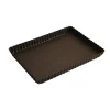 Moule à Tarte Rectangulaire Bord Cannelé Fond Fixe - Gobel