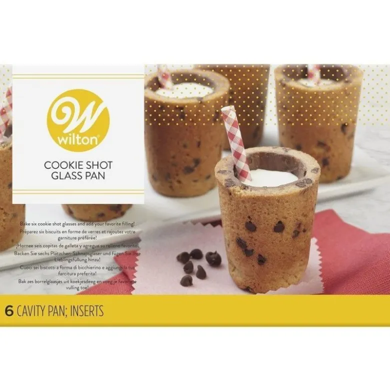 Moule verre cookie shot x6 - Wilton