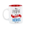 Mug Papa Super Héros - Dîtes-le avec des mots