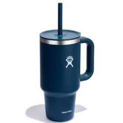 Mug tumbler 940ml avec paille bleu indigo - Hydro Flask
