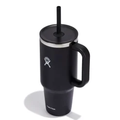 Mug tumbler 1180ml avec paille noir - Hydro Flask
