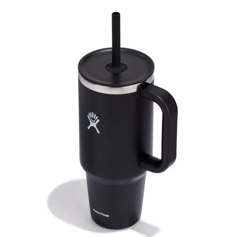 Mug tumbler 1180ml avec paille noir - Hydro Flask