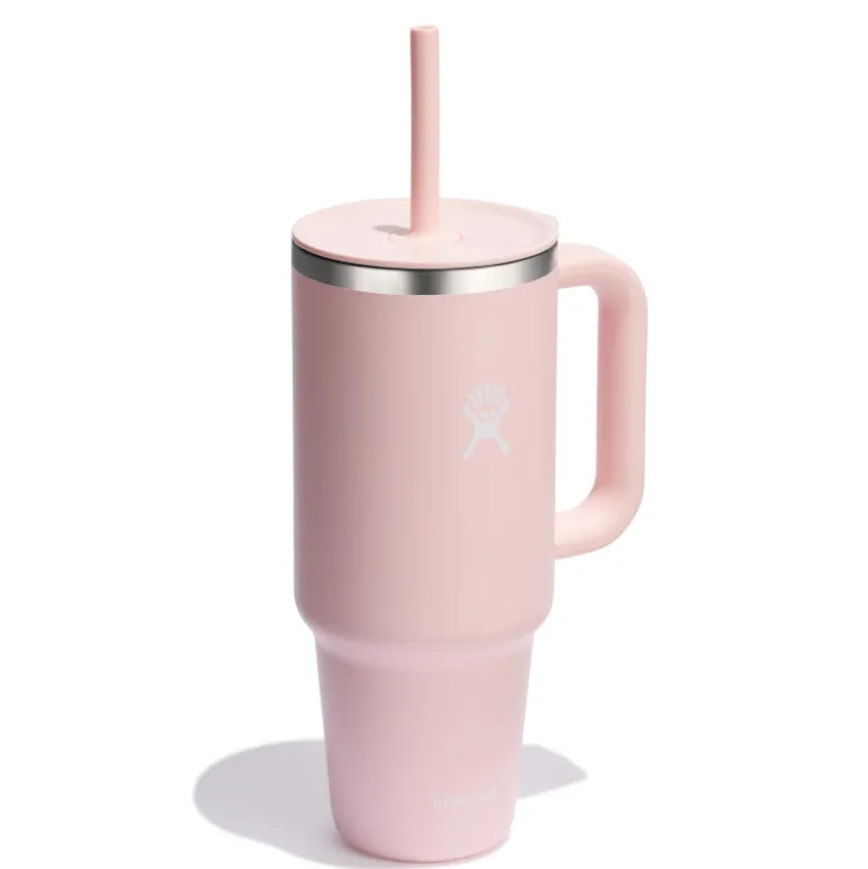 Mug tumbler 1180ml avec paille rose Trillium - Hydro Flask