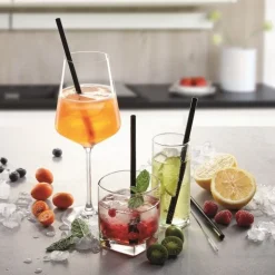 Paille en verre x4 - Gefu