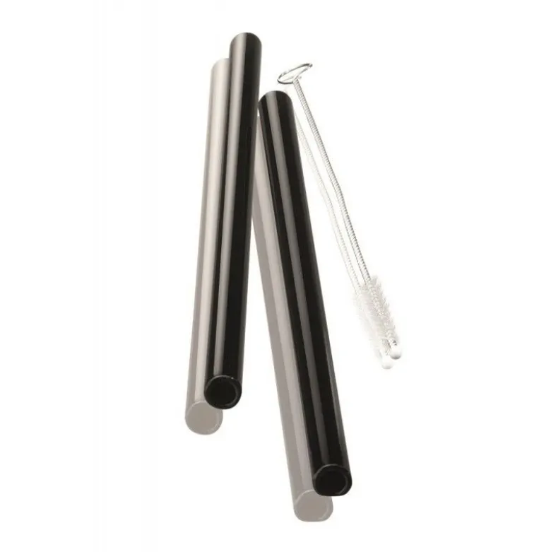 Paille en verre x4 - Gefu