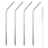 Paille inox x4 + 1 goupillon - Chevalier