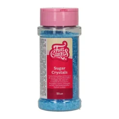 Paillette cristaux sucre bleu 80g - FunCakes