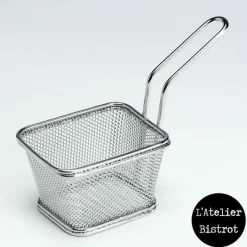 Panier à frites inox 1 portion - L'Atelier Bistrot