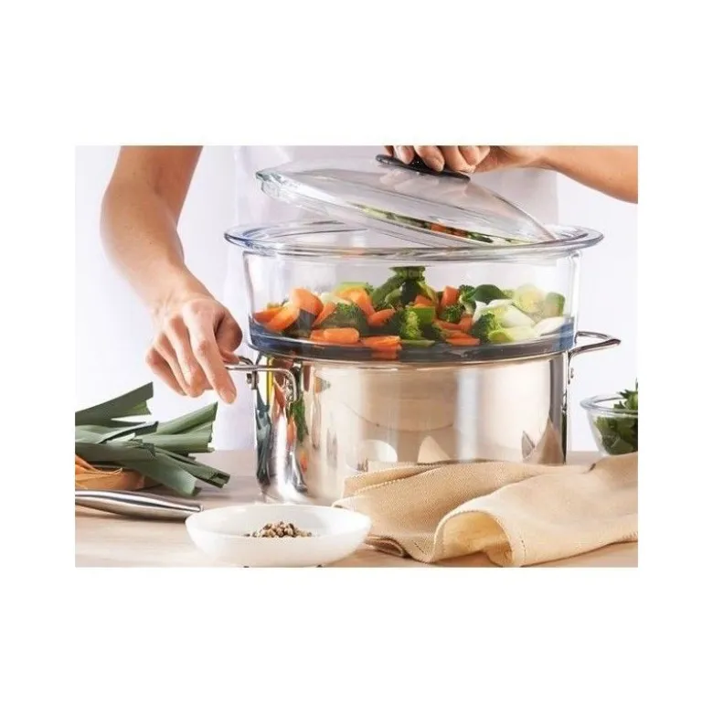 Panier vapeur 20cm en verre Classic - Pyrex