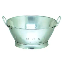 Passoire conique inox 40cm avec 2 anses