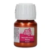 Peinture alimentaire Bronze métallique 30ml - FunCakes