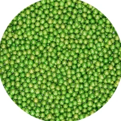 Perle de sucre vert métallique 80g - FunCakes