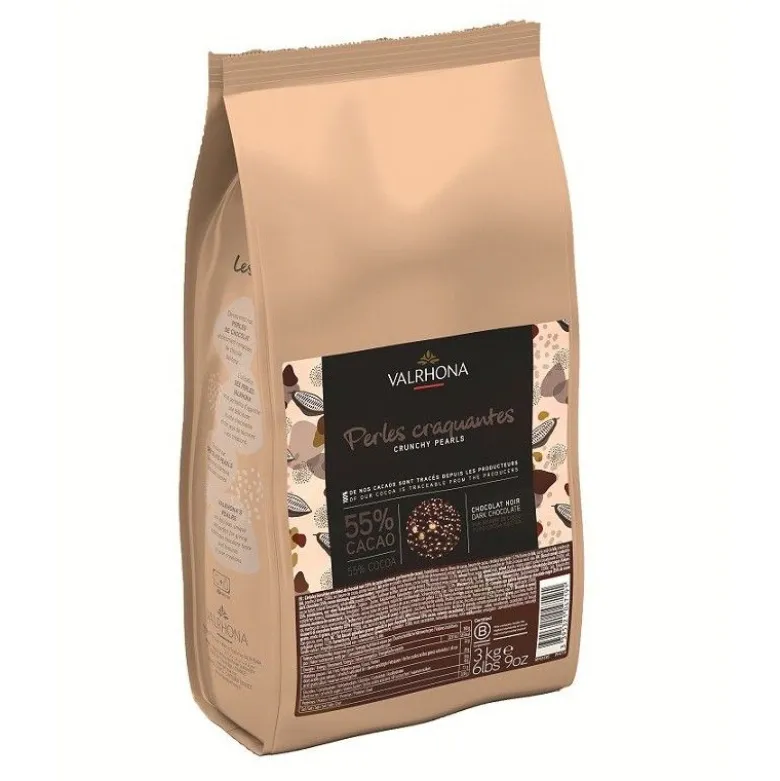 Perles craquantes Chocolat Noir 3kg – Valrhona
