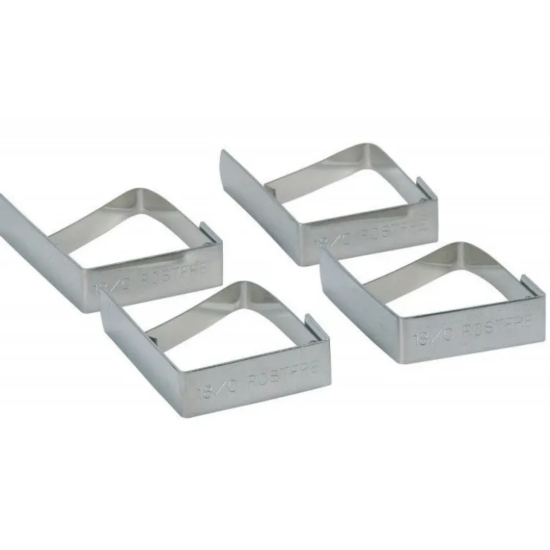 Pince à nappe inox x4 - Kitchen Craft