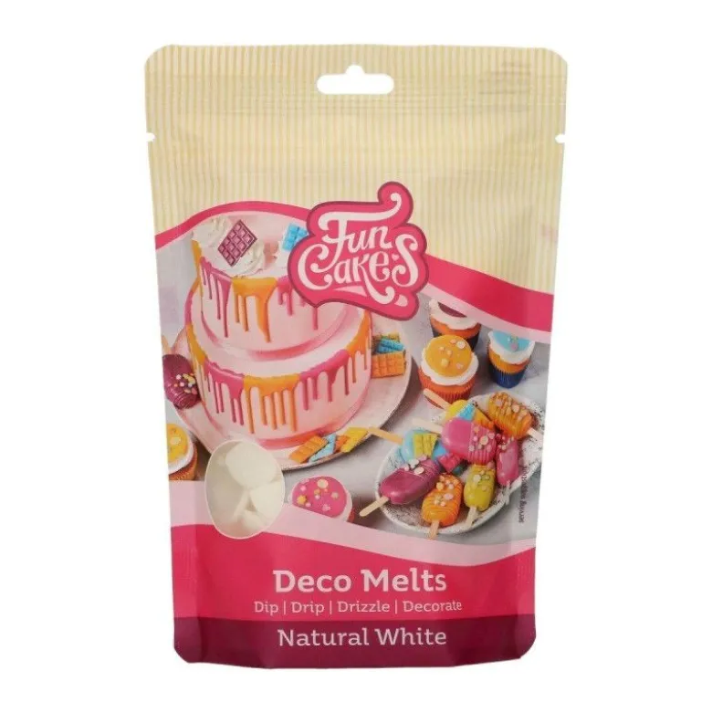 Pistoles Deco Melts blanc extrême 250g - FunCakes