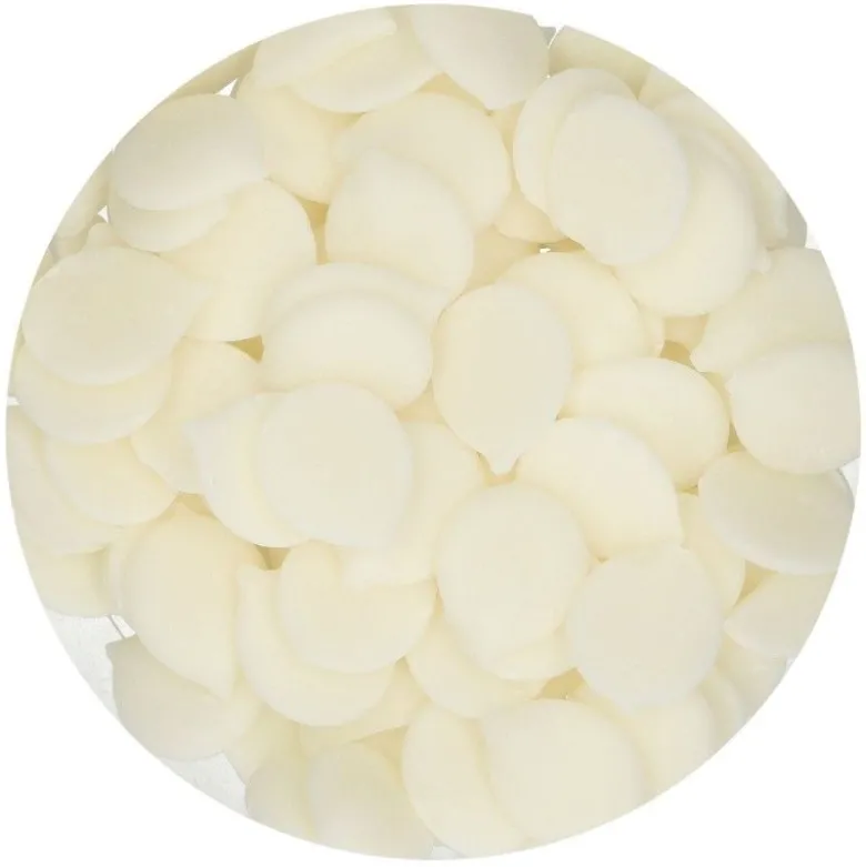 Pistoles Deco Melts blanc extrême 250g - FunCakes