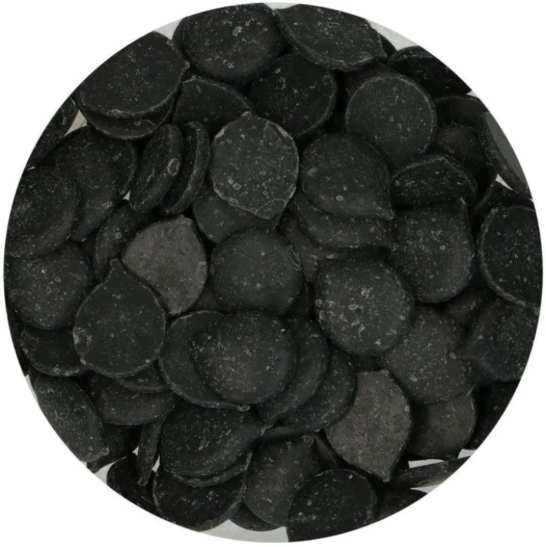 Pistoles Deco Melts noir 250g - FunCakes
