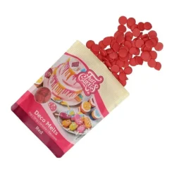 Pistoles Deco Melts rouges 250g - FunCakes