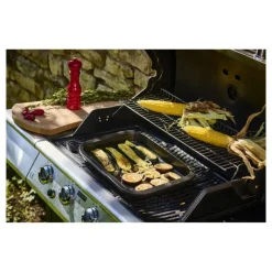 Plancha en Céramique Rectangulaire 43 cm Noir Grill to Table - Peugeot