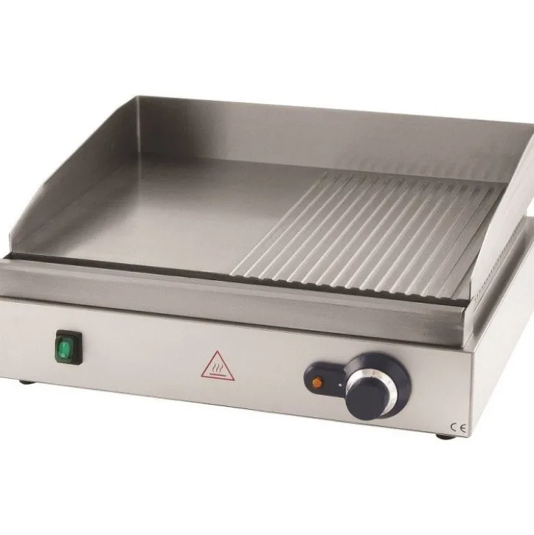 Plancha à snacker avec grill 55x38cm