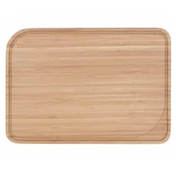 Planche à découper bambou avec rigole 26x18cm - Pebbly