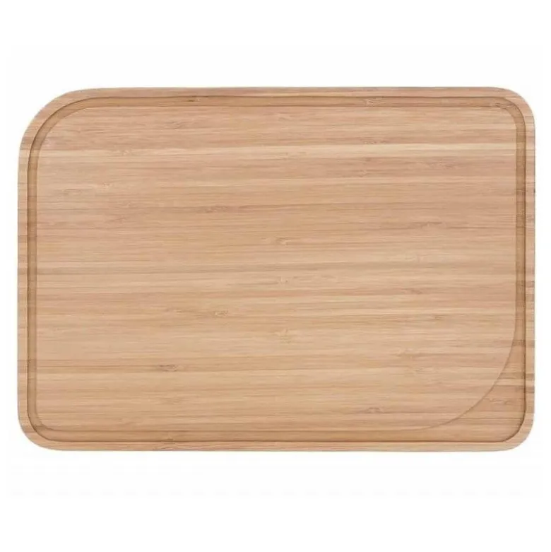 Planche à découper bambou avec rigole 26x18cm - Pebbly