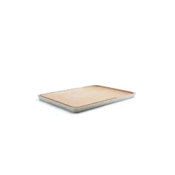 Planche à découper bambou blanc L - Pebbly