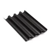Plaque à baguette ficelle en acier antiadhésif (x4) - Gobel