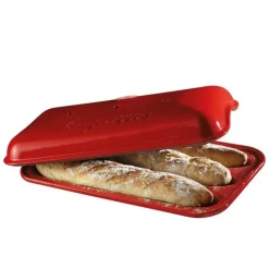 Plaque à baguettes rouge - Emile Henry