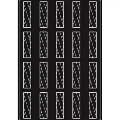 Plaque silicone 20 bandes Twist Pavoflex