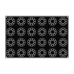 Plaque silicone 24 Briochettes Pavoflex