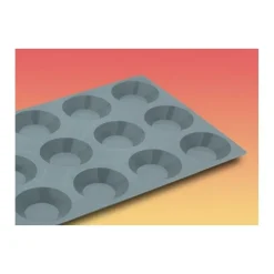 Plaque silicone 12 tartelettes Elastomoule - De Buyer