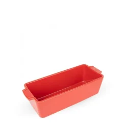 Plat à cake rouge céramique Appolia 31cm - Peugeot