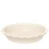 Plat à clafoutis blanc Argile - Emile Henry