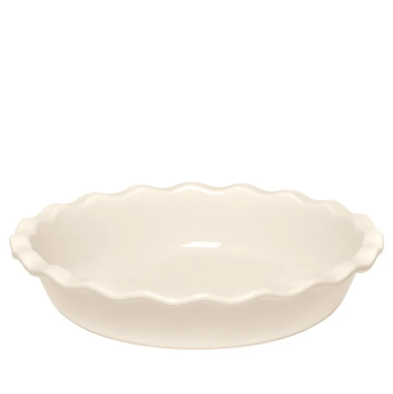 Plat à clafoutis blanc Argile - Emile Henry