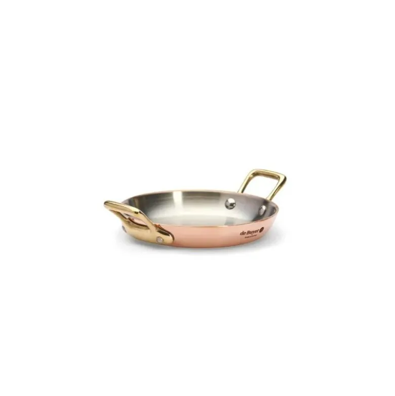 Plat de service cuivre inox 16cm - De Buyer