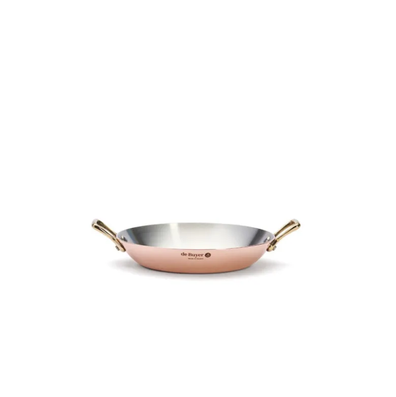 Plat de service cuivre inox 20cm - De Buyer