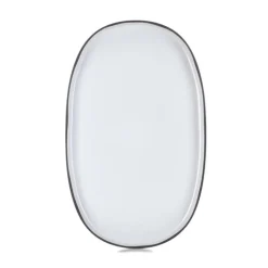 Plat de service ovale 28cm Blanc Cumulus - Revol