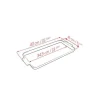 Plat de service rectangulaire Ardoise Appolia 40cm - Peugeot