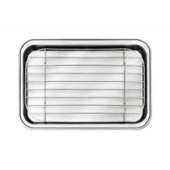 Plateau a dresser avec grille inox - Tellier