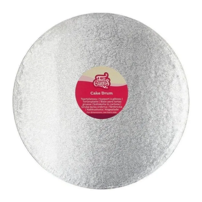 Plateau de présentation rond épais 35cm - FunCakes