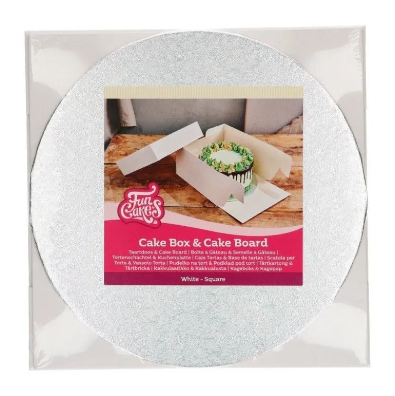 Plateau présentation gâteau rond 33cm - FunCakes