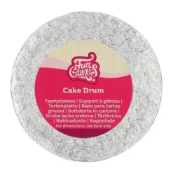 Plateau présentation rond épais 15cm - FunCakes
