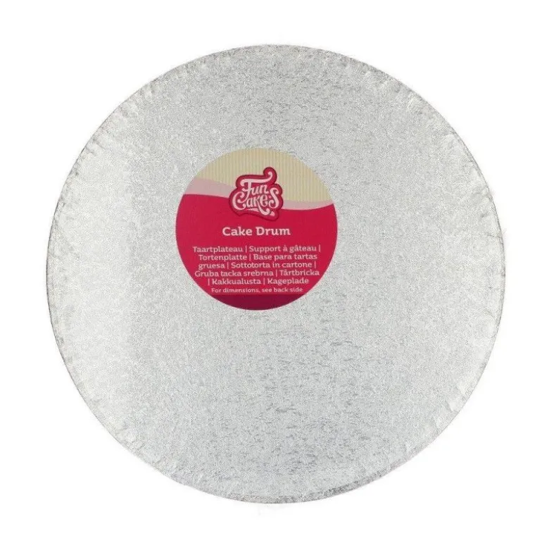 Plateau présentation rond épais 27,5cm - FunCakes